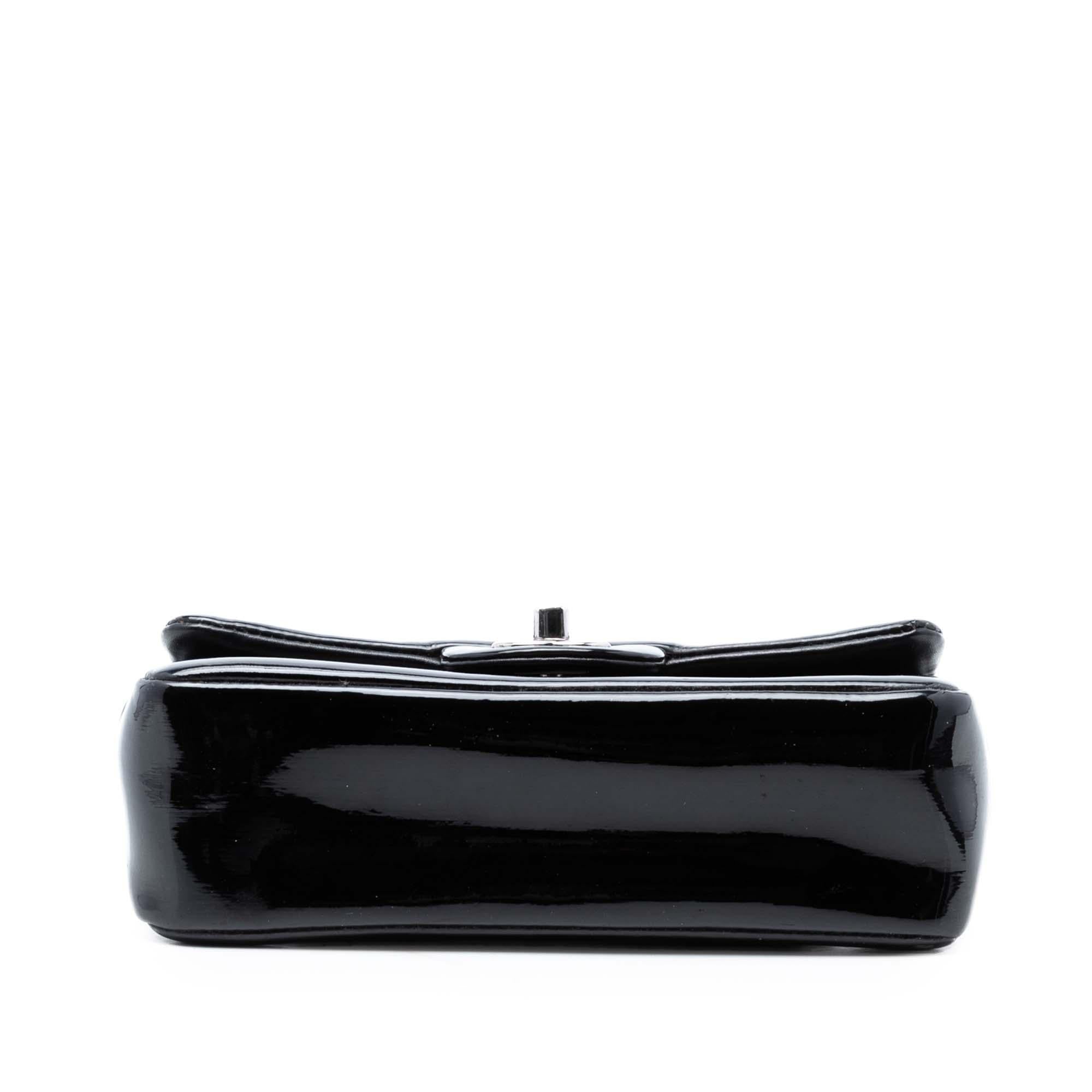 Chanel Mini Rectangular Classic Pure Patent Single Flap