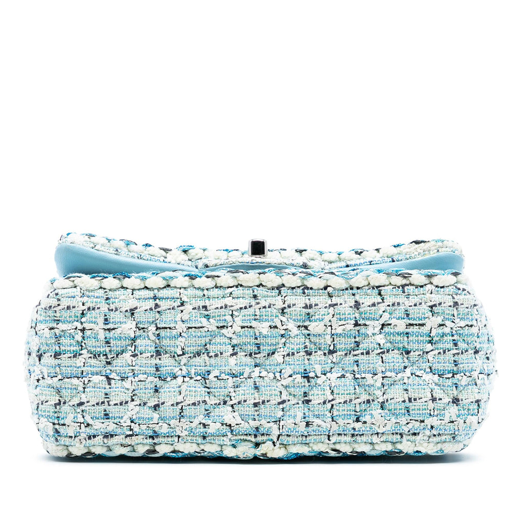 Chanel Mini Rectangular Classic Tweed Braided Single Flap