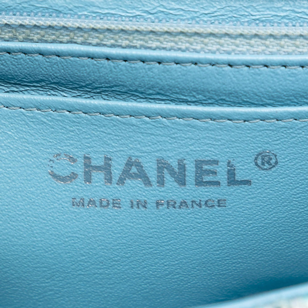 Chanel Mini Rectangular Classic Tweed Braided Single Flap