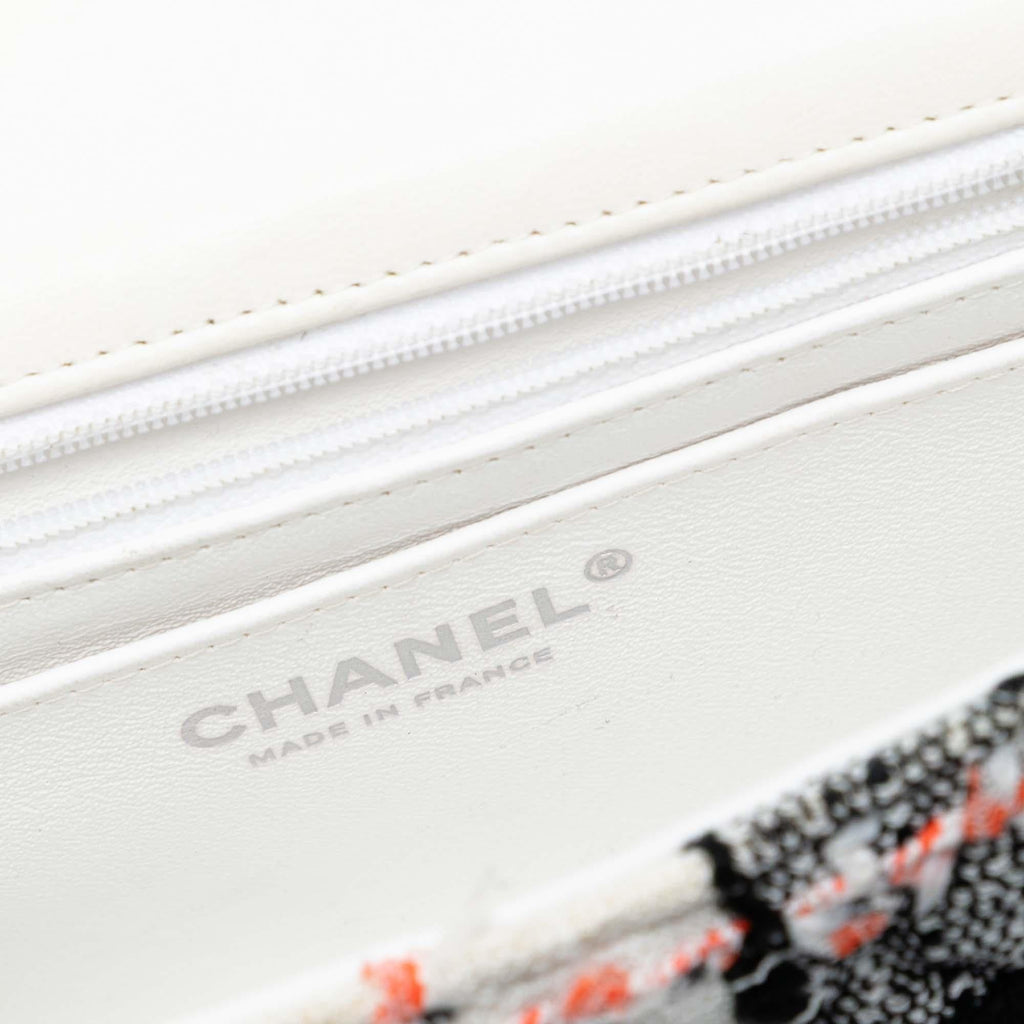 Chanel Mini Rectangular Classic Tweed Check Single Flap