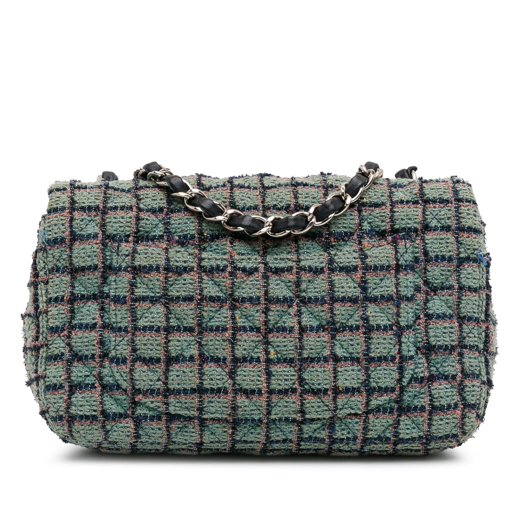 Chanel Mini Rectangular Classic Tweed Flap
