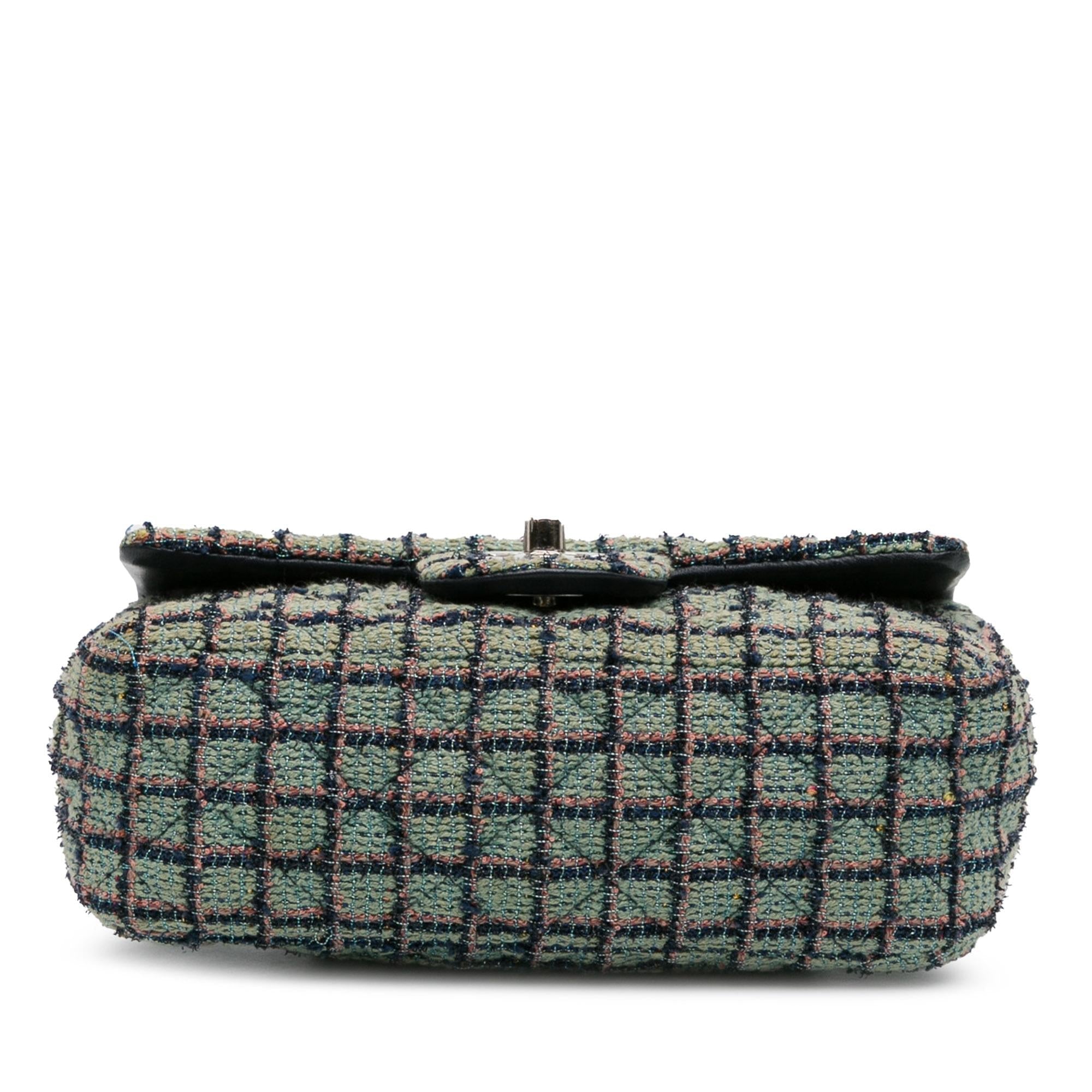 Chanel Mini Rectangular Classic Tweed Flap