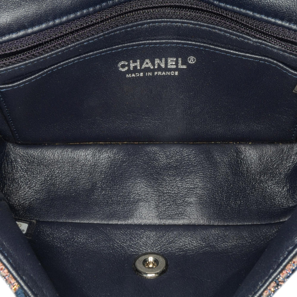 Chanel Mini Rectangular Classic Tweed Flap