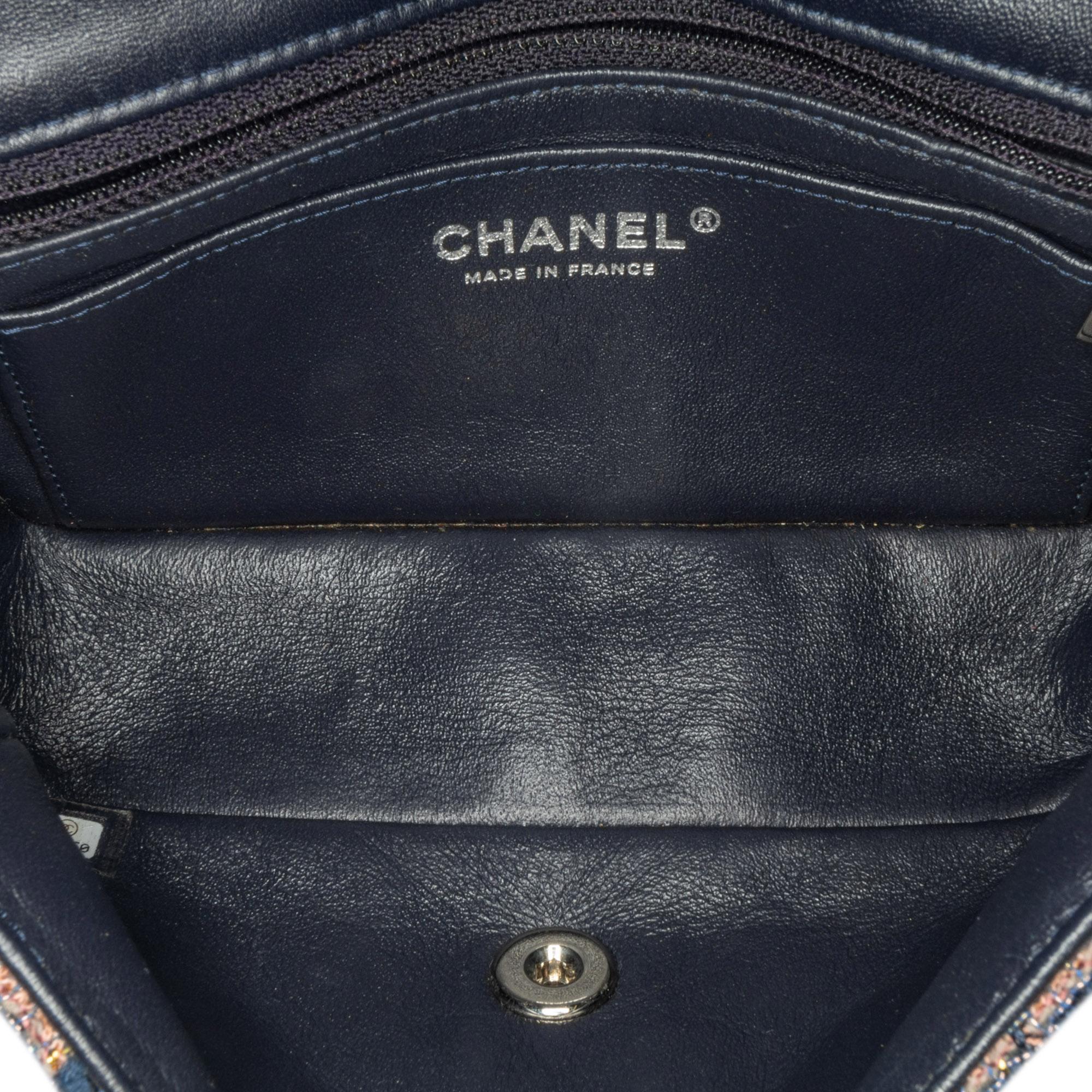 Chanel Mini Rectangular Classic Tweed Flap