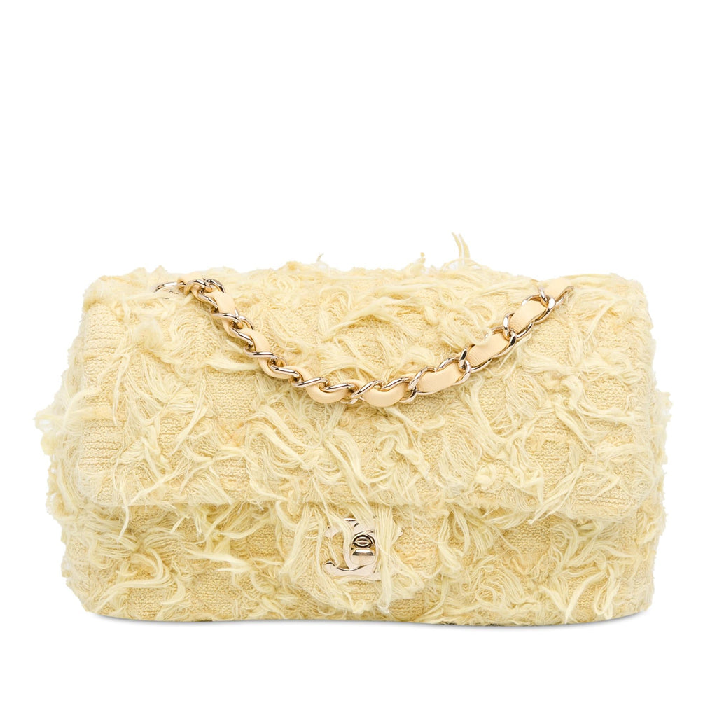 Chanel Mini Rectangular Classic Tweed Single Flap