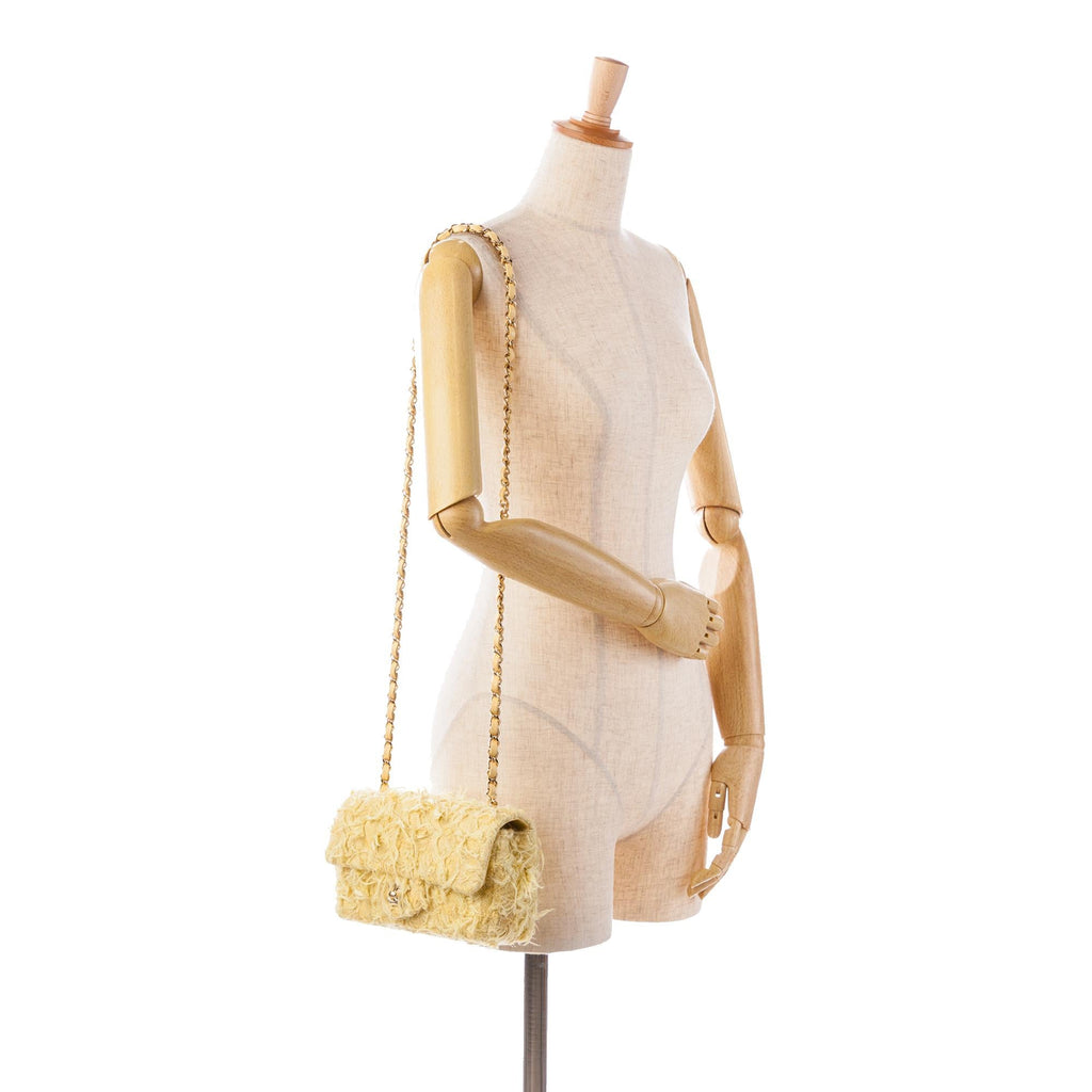 Chanel Mini Rectangular Classic Tweed Single Flap