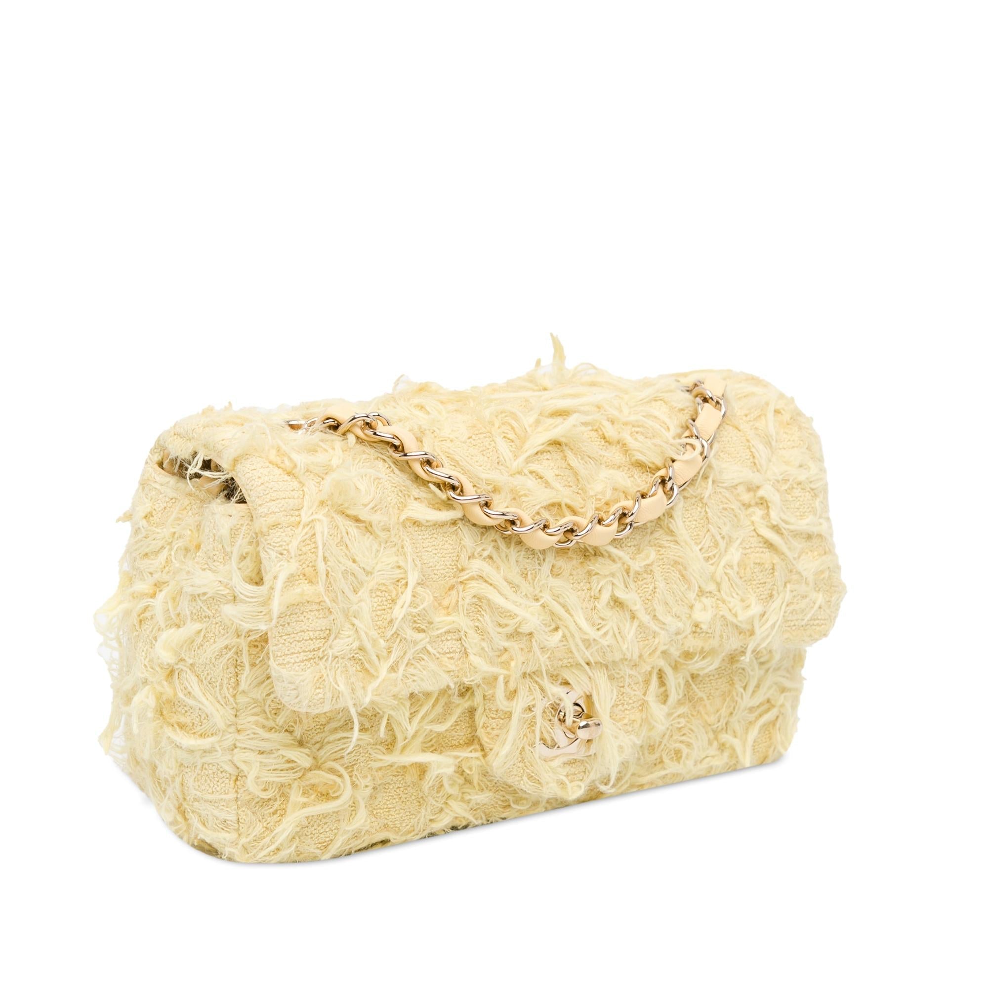 Chanel Mini Rectangular Classic Tweed Single Flap