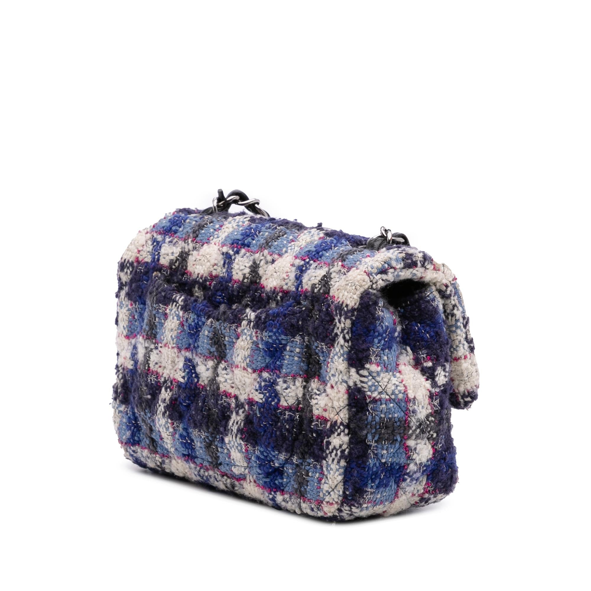 Chanel Mini Rectangular Classic Tweed Single Flap
