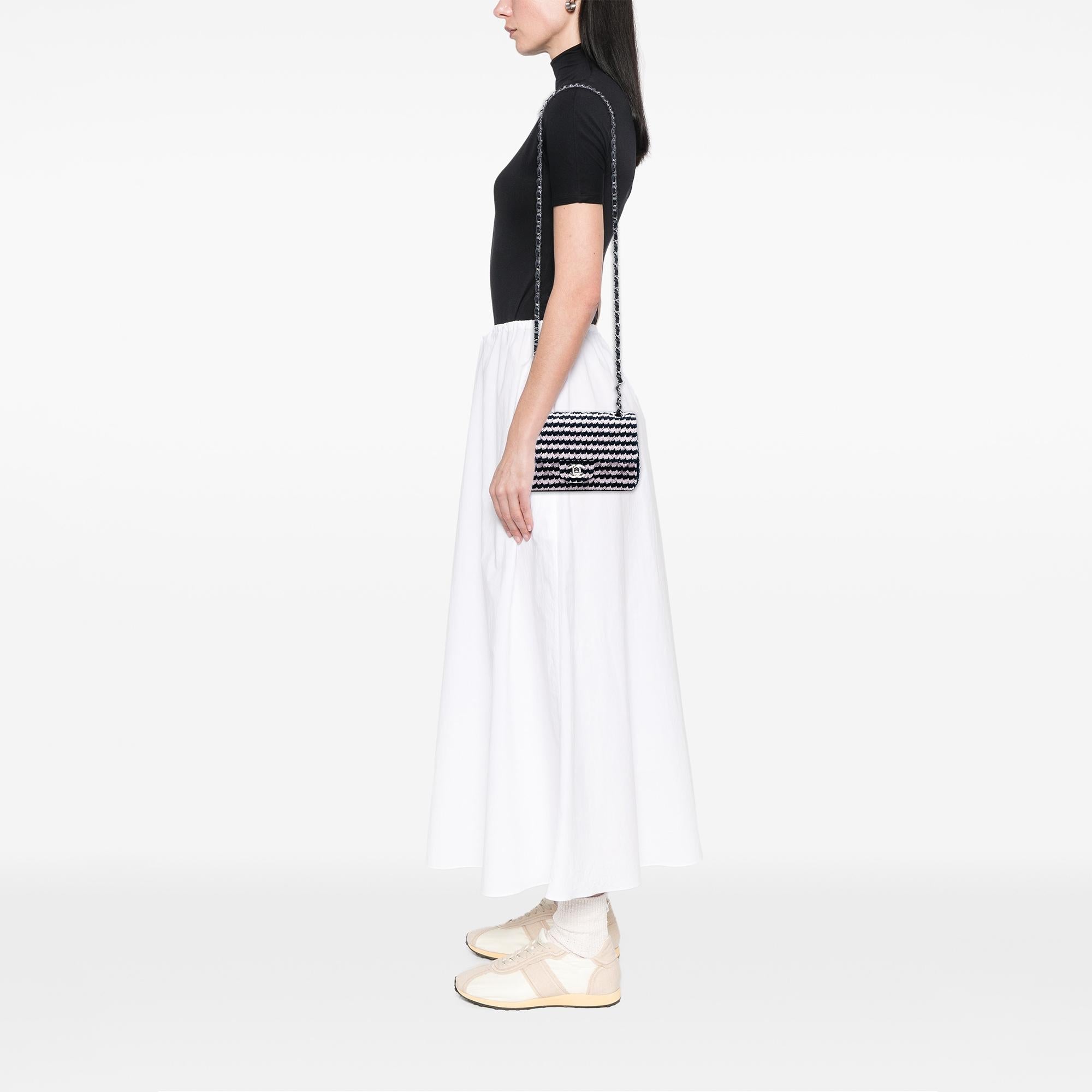 Chanel Mini Rectangular Classic Tweed Single Flap
