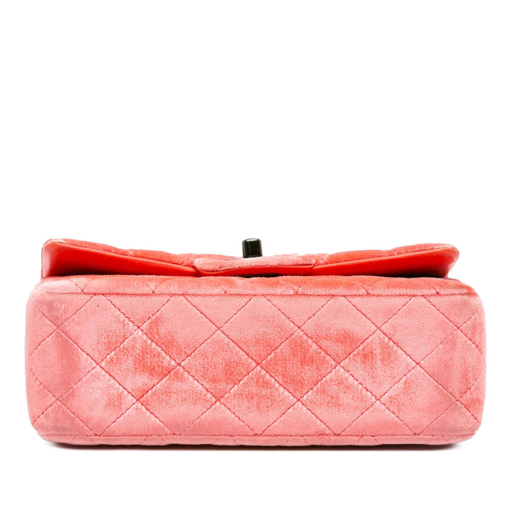 Chanel Mini Rectangular Classic Velvet Single Flap