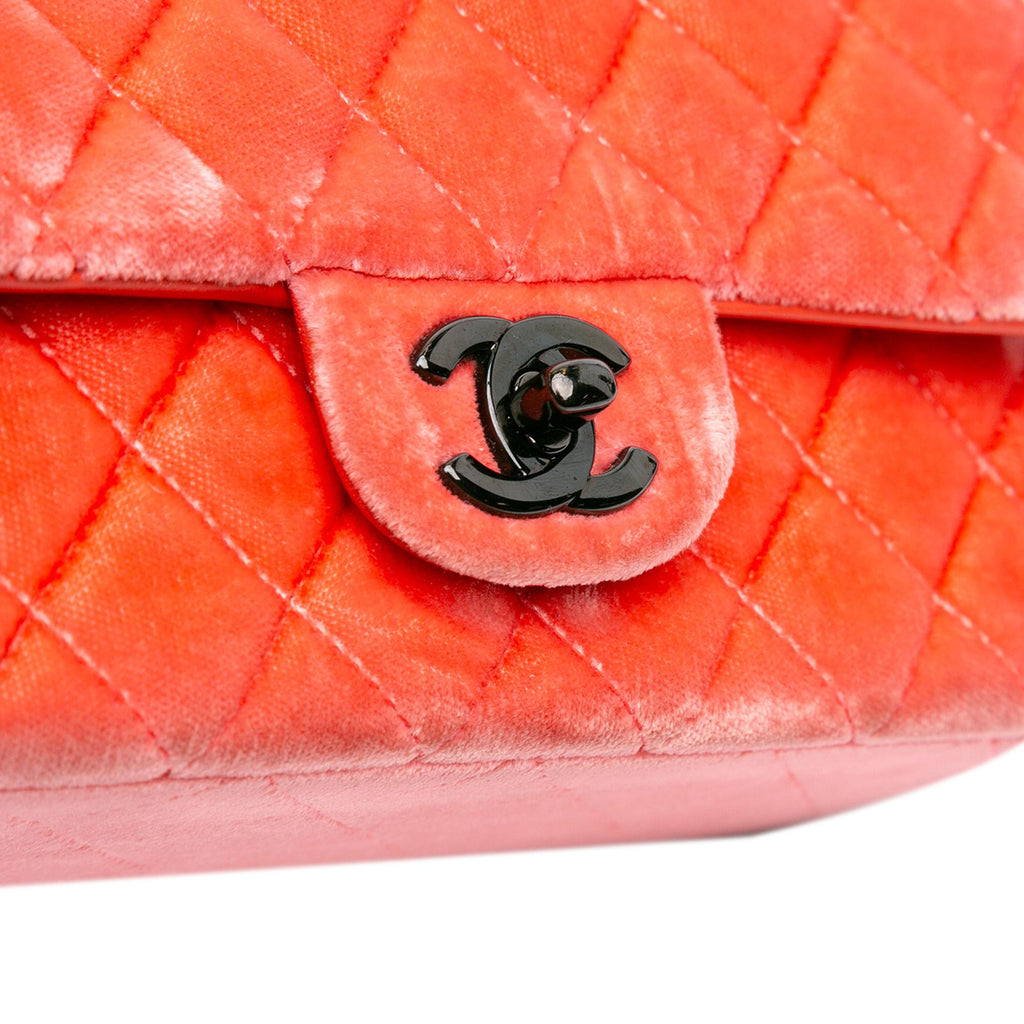 Chanel Mini Rectangular Classic Velvet Single Flap