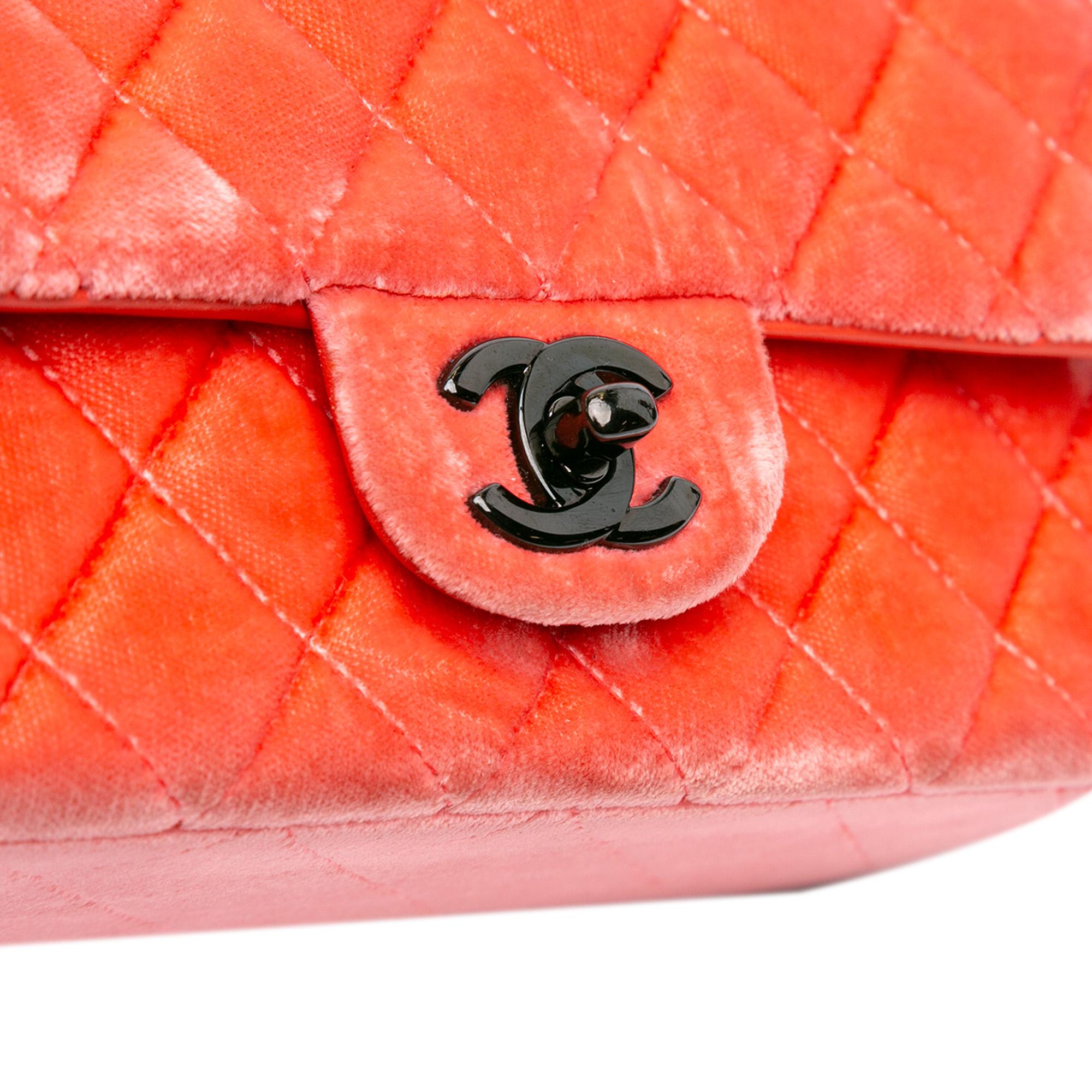 Chanel Mini Rectangular Classic Velvet Single Flap