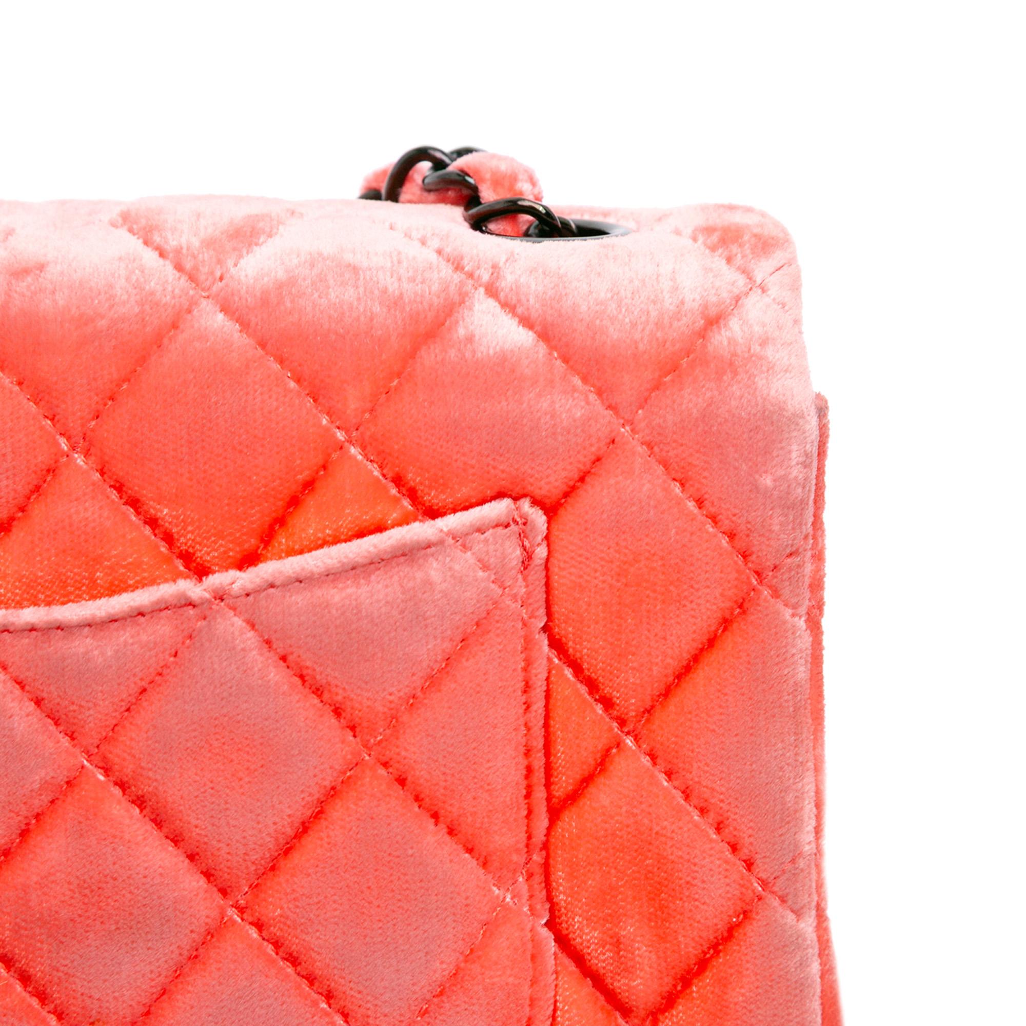 Chanel Mini Rectangular Classic Velvet Single Flap