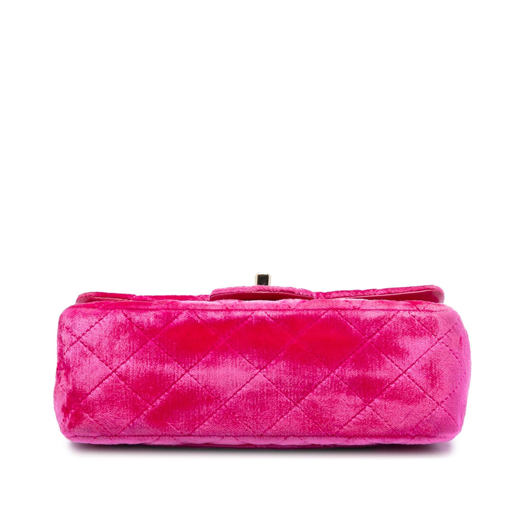 Chanel Mini Rectangular Classic Velvet Single Flap