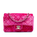 Chanel Mini Rectangular Classic Velvet Single Flap
