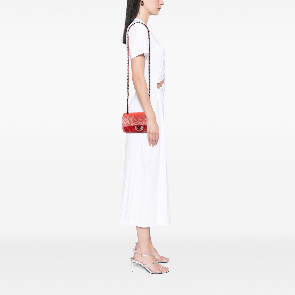 Chanel Mini Rectangular Classic Velvet Single Flap