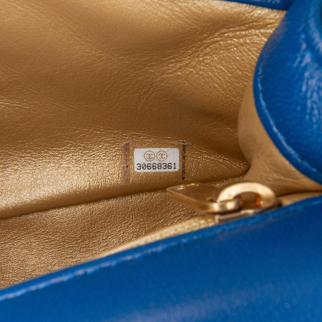 Chanel Mini Rectangular Lambskin Pearl Crush Flap