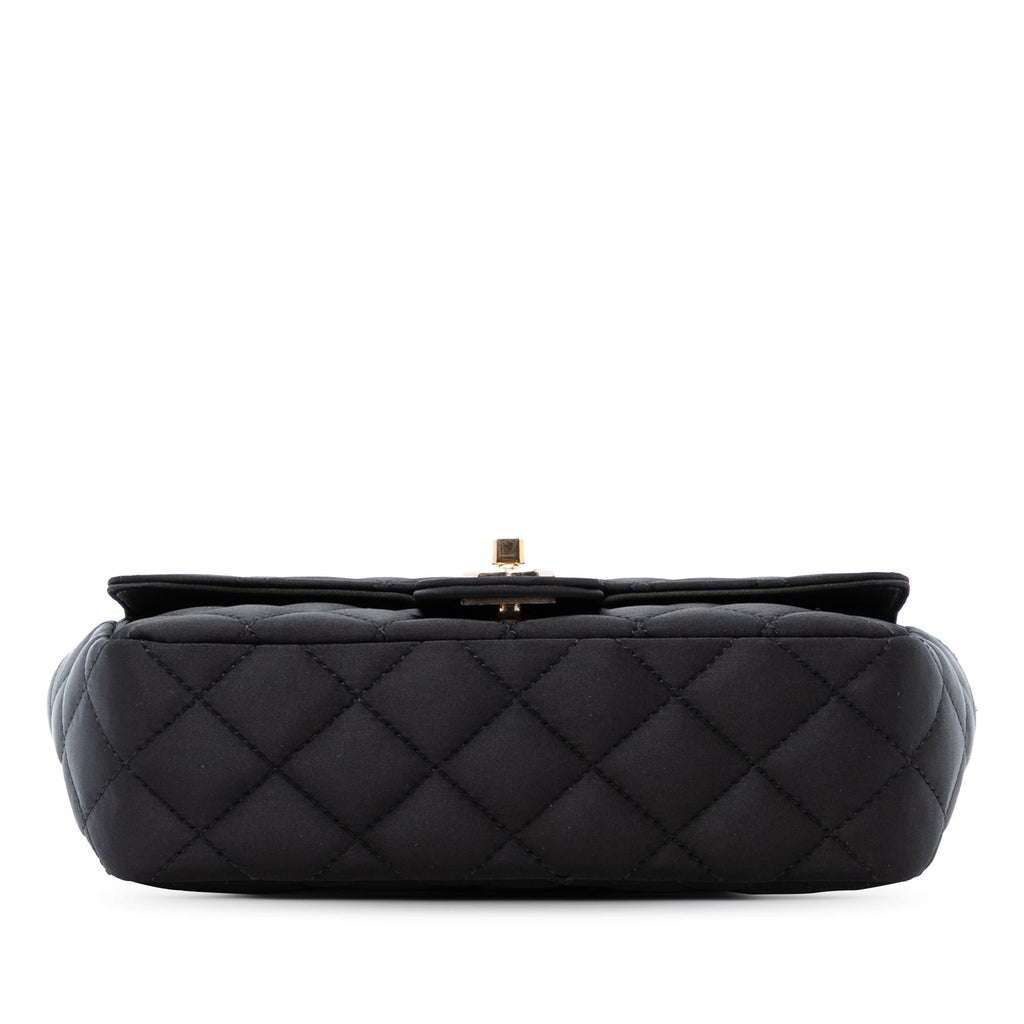 Chanel Mini Rectangular Quilted Satin Single Flap