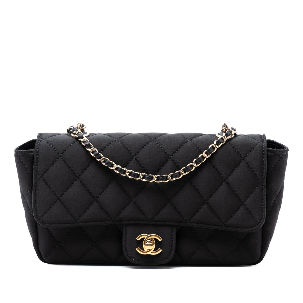Chanel Mini Rectangular Quilted Satin Single Flap