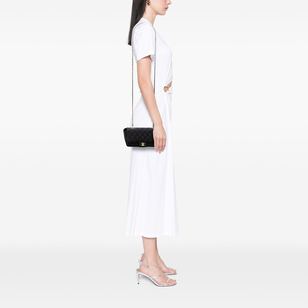Chanel Mini Rectangular Quilted Satin Single Flap