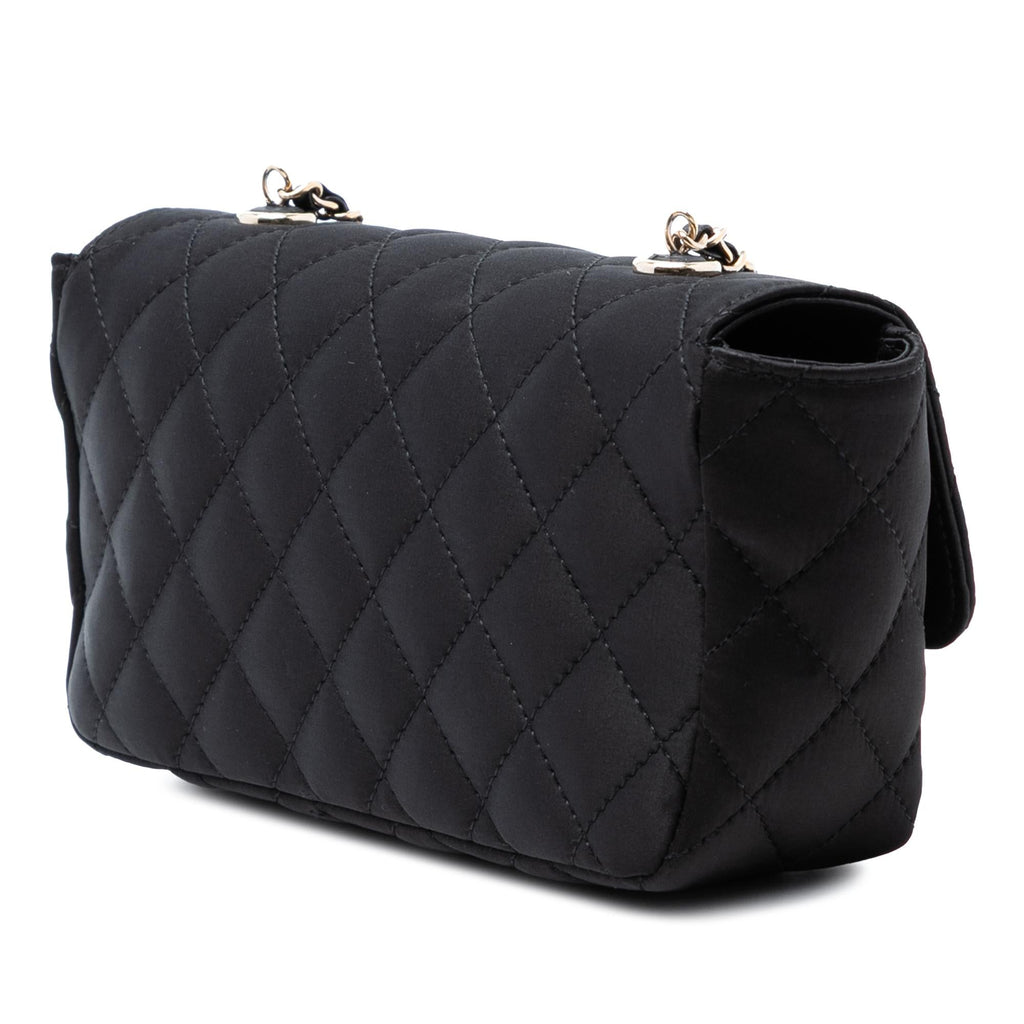 Chanel Mini Rectangular Quilted Satin Single Flap