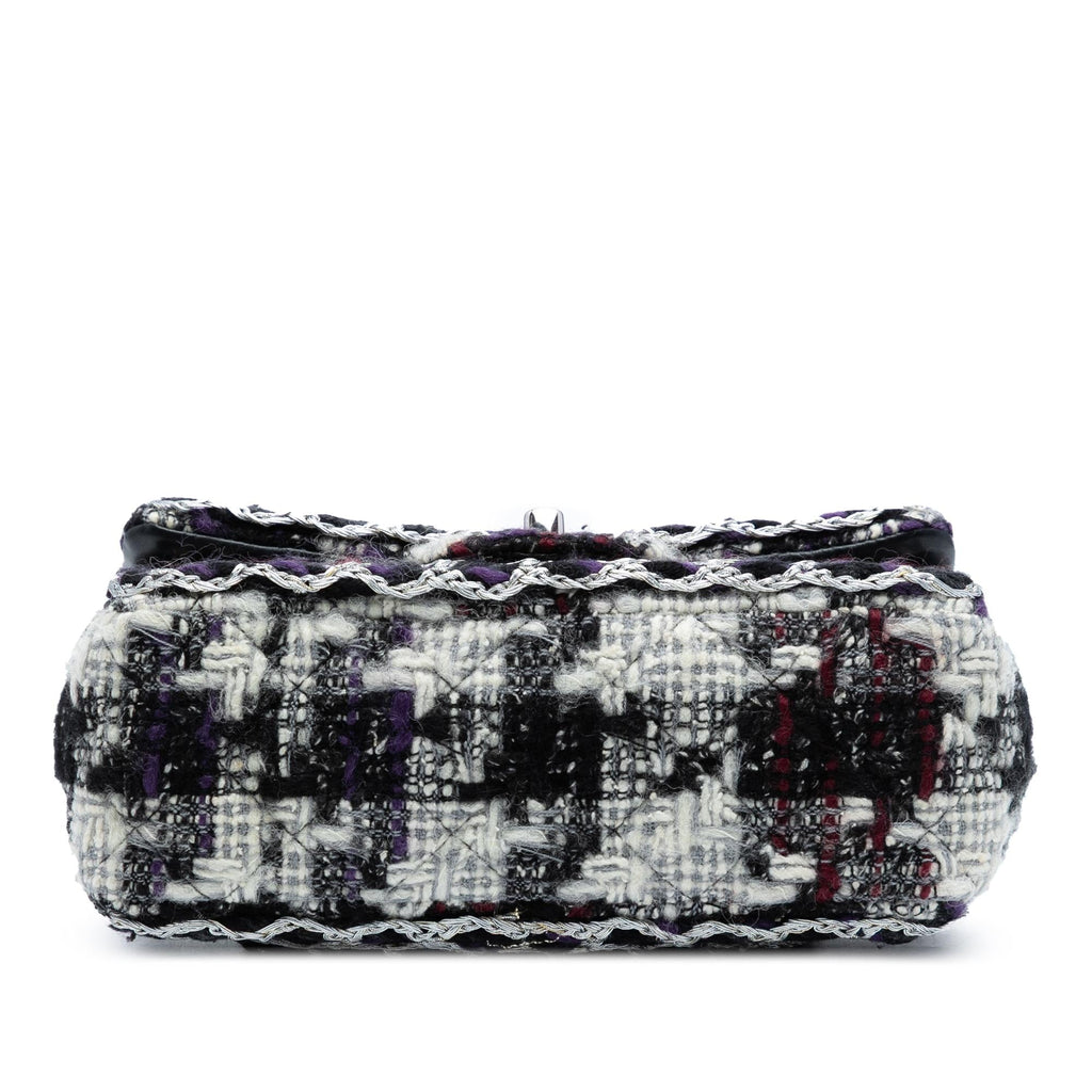 Chanel Mini Rectangular Quilted Tweed Single Flap