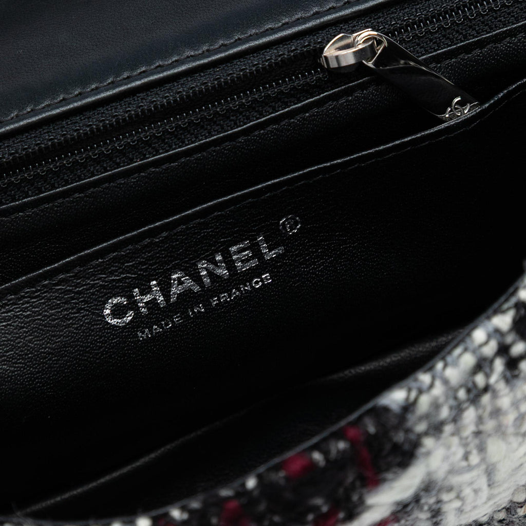 Chanel Mini Rectangular Quilted Tweed Single Flap