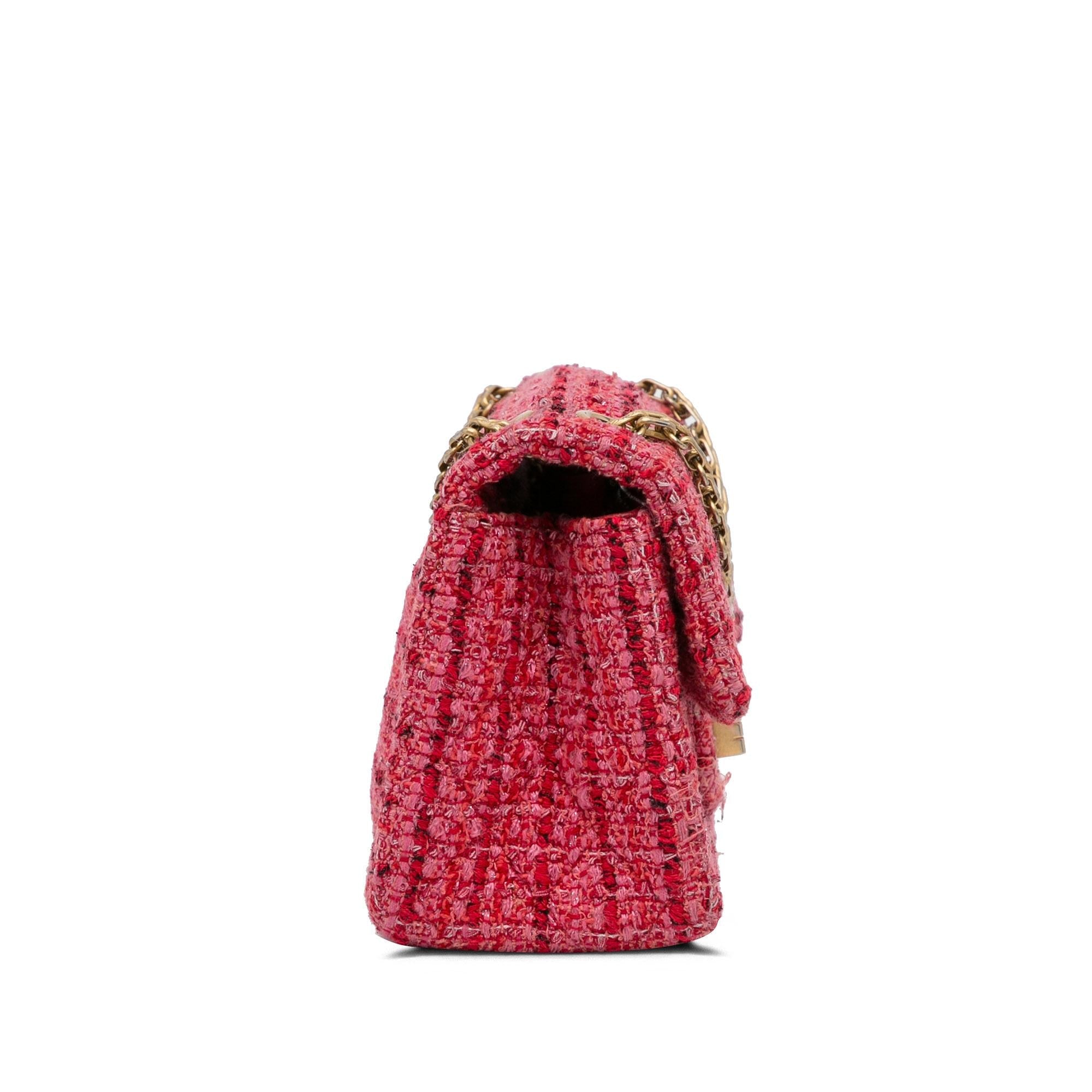 Chanel Mini Rectangular Tweed Reissue Single Flap (SHG-gJDjoh)
