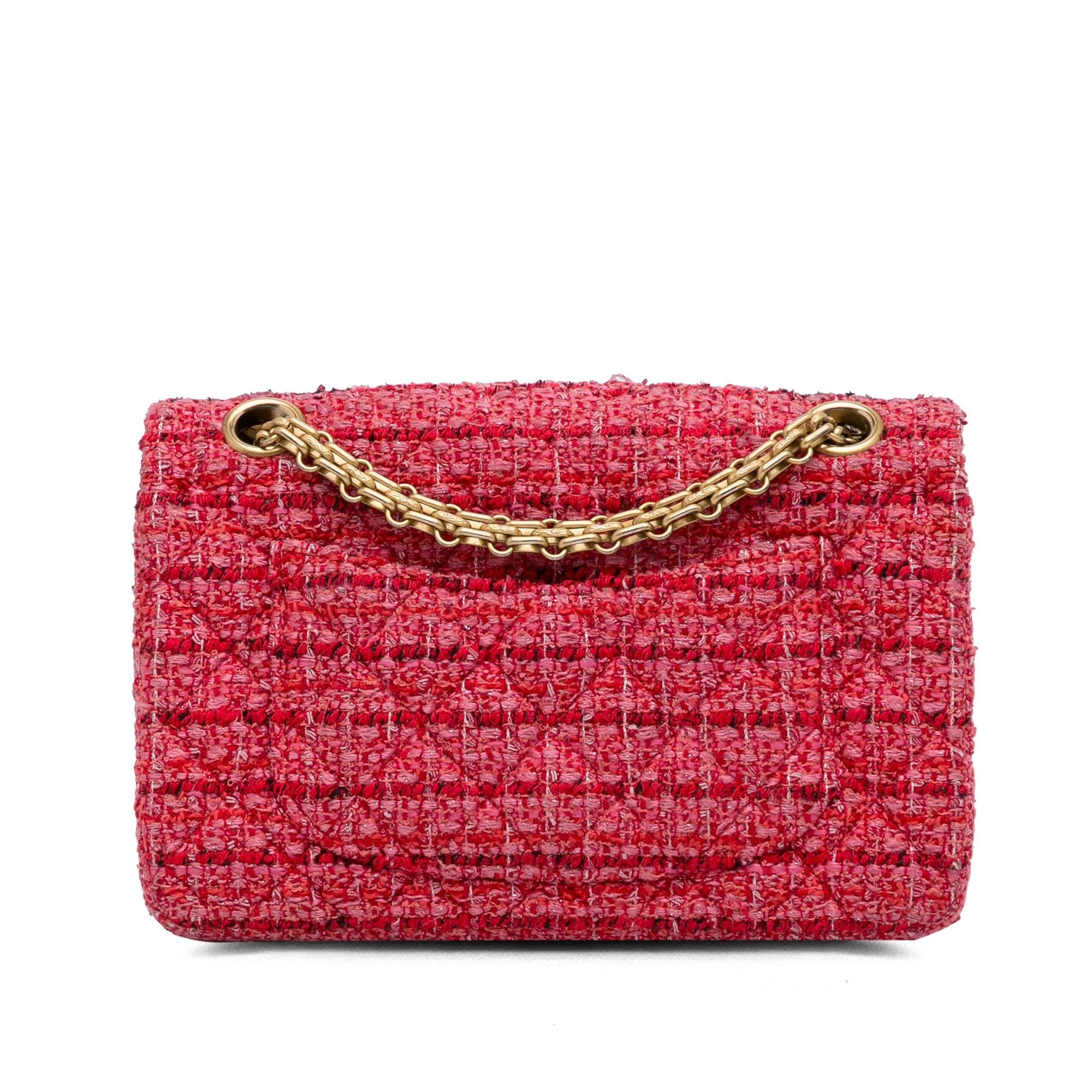 Chanel Mini Rectangular Tweed Reissue Single Flap (SHG-gJDjoh)