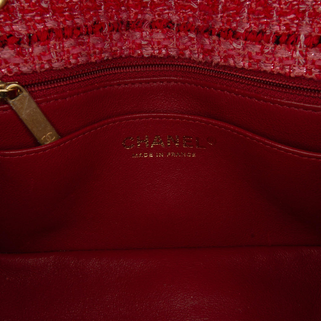 Chanel Mini Rectangular Tweed Reissue Single Flap (SHG-gJDjoh)