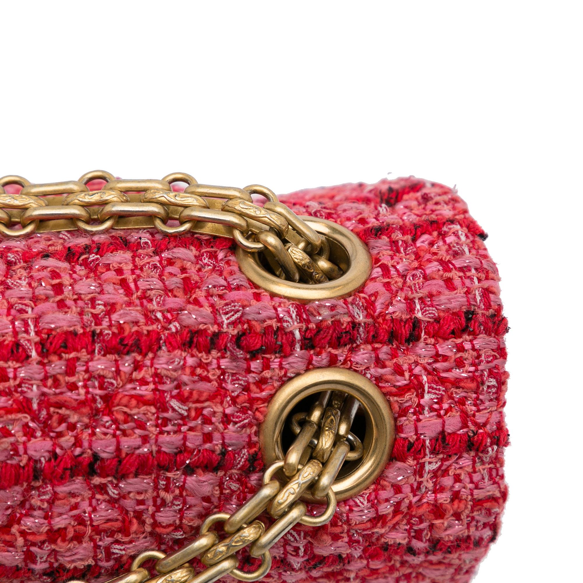 Chanel Mini Rectangular Tweed Reissue Single Flap (SHG-gJDjoh)