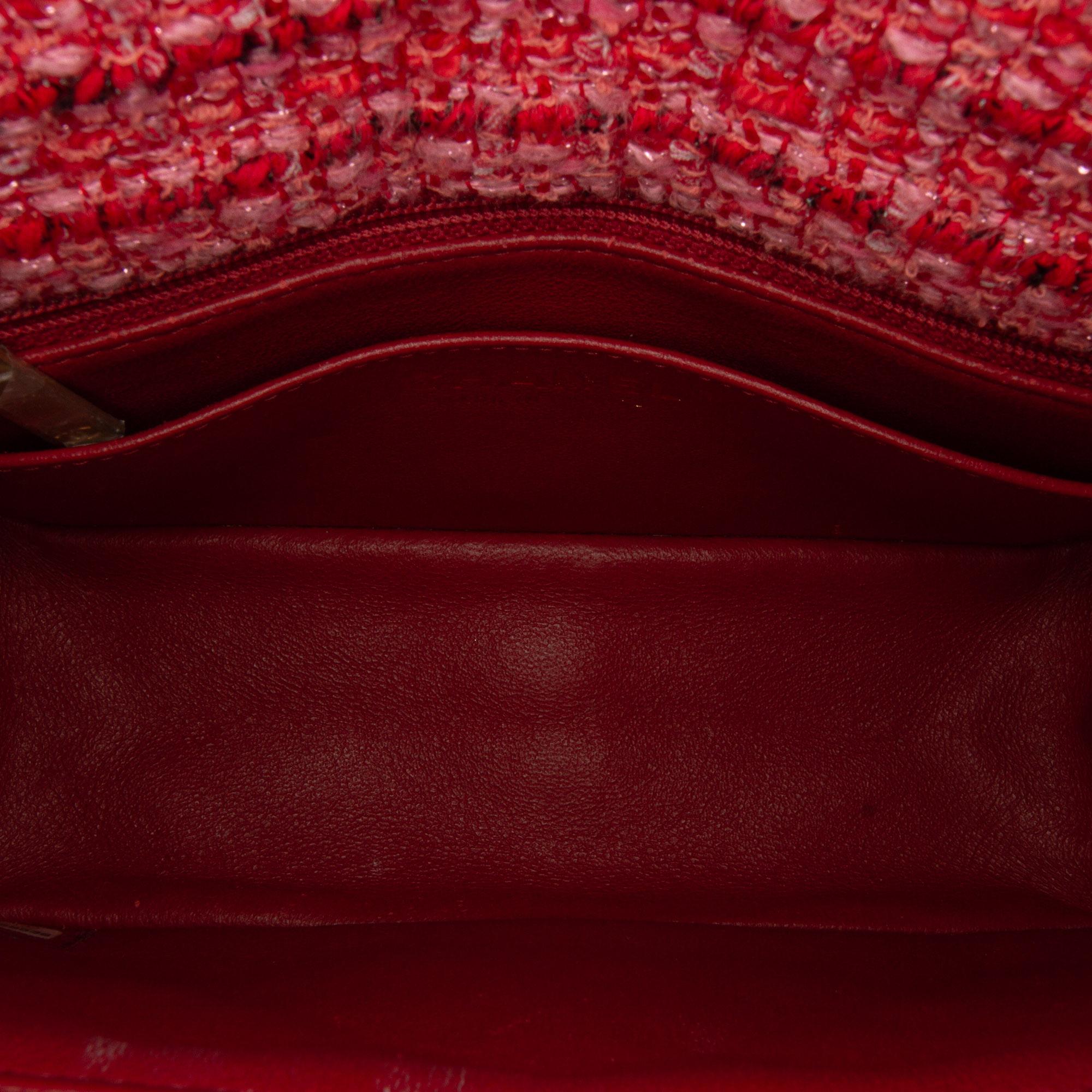 Chanel Mini Rectangular Tweed Reissue Single Flap (SHG-gJDjoh)