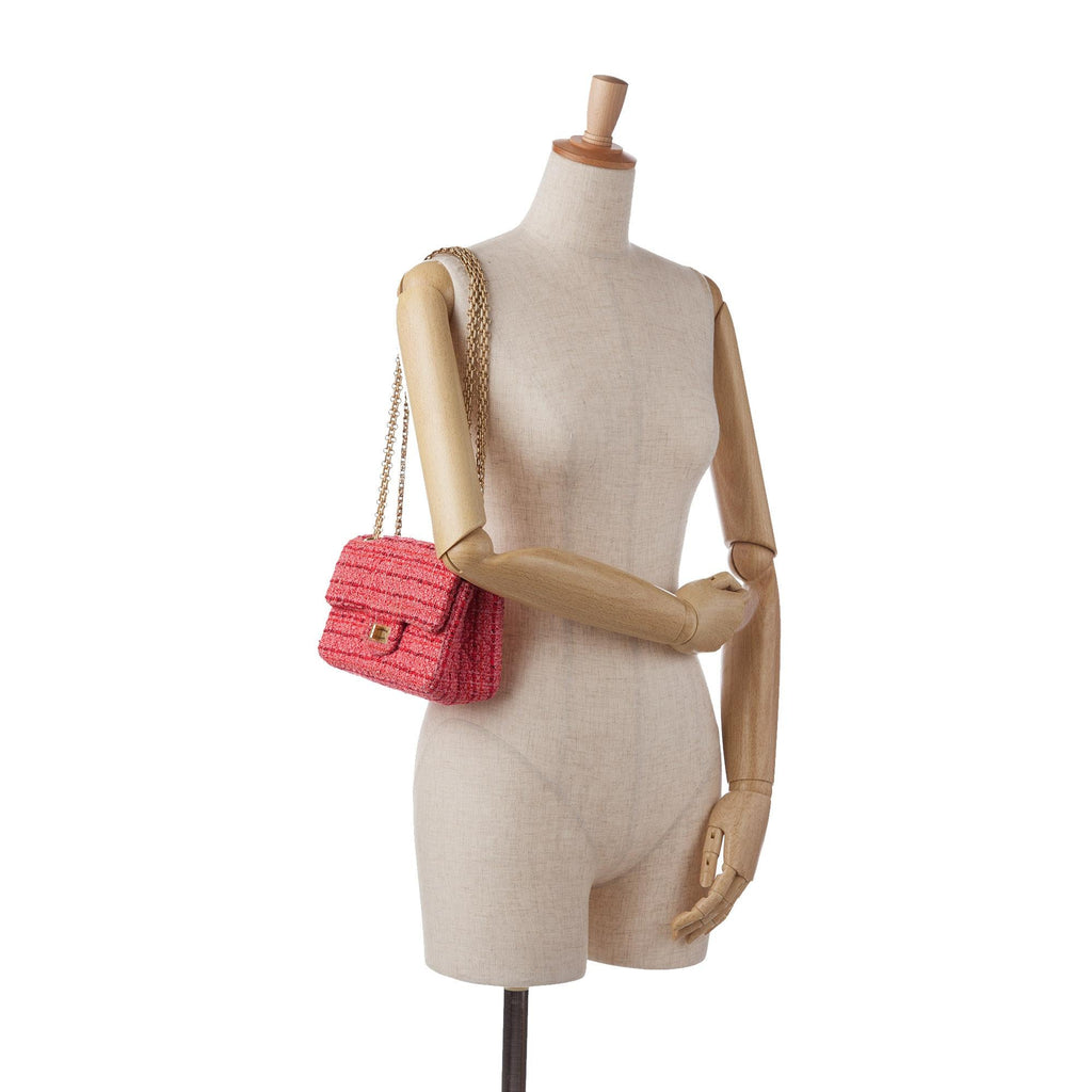 Chanel Mini Rectangular Tweed Reissue Single Flap (SHG-gJDjoh)