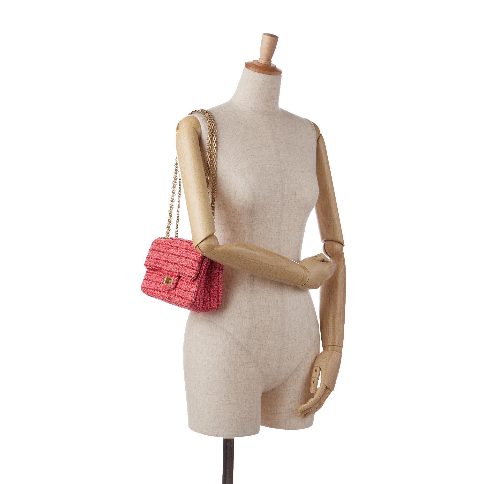 Chanel Mini Rectangular Tweed Reissue Single Flap (SHG-gJDjoh)