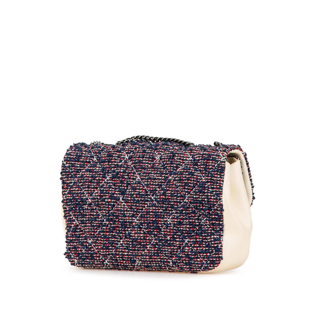 Chanel Mini Rectangular Tweed Single Flap