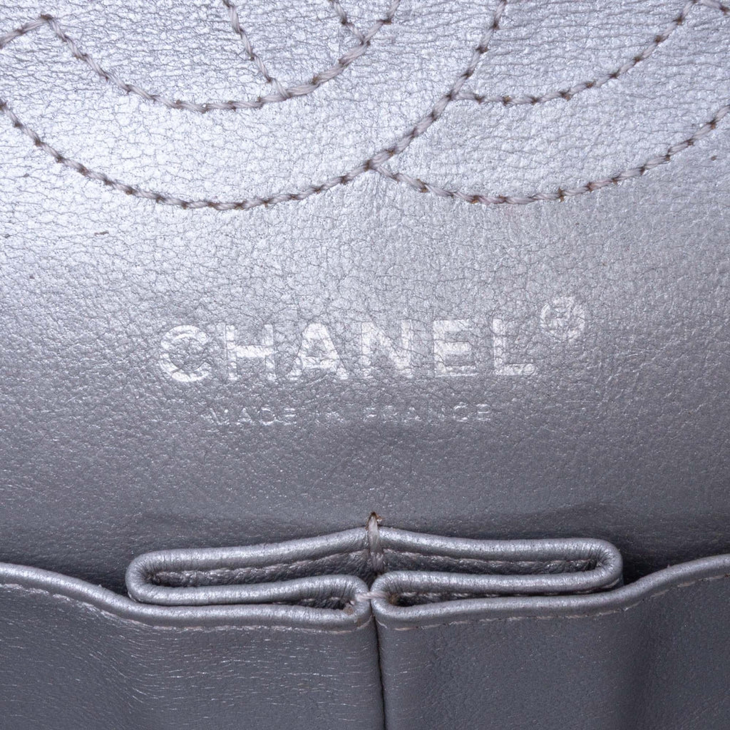 Chanel Mini Reissue 2.55 Metallic Aged Calfskin Double Flap 224