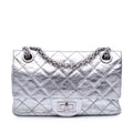 Chanel Mini Reissue 2.55 Metallic Aged Calfskin Double Flap 224