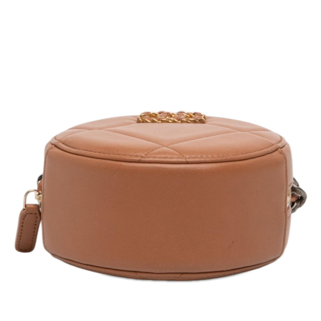 Chanel Mini Round 19 Clutch with Strap