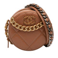 Chanel Mini Round 19 Clutch with Strap