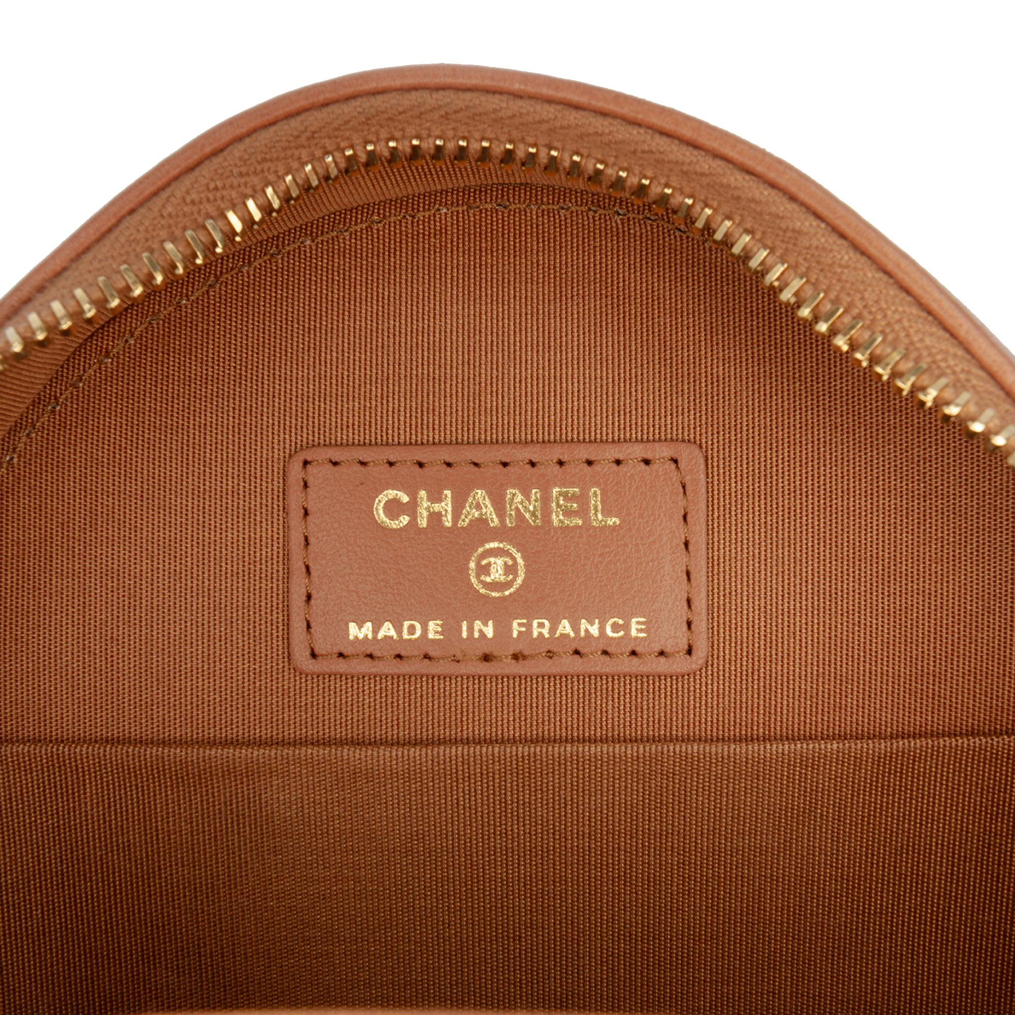 Chanel Mini Round 19 Clutch with Strap
