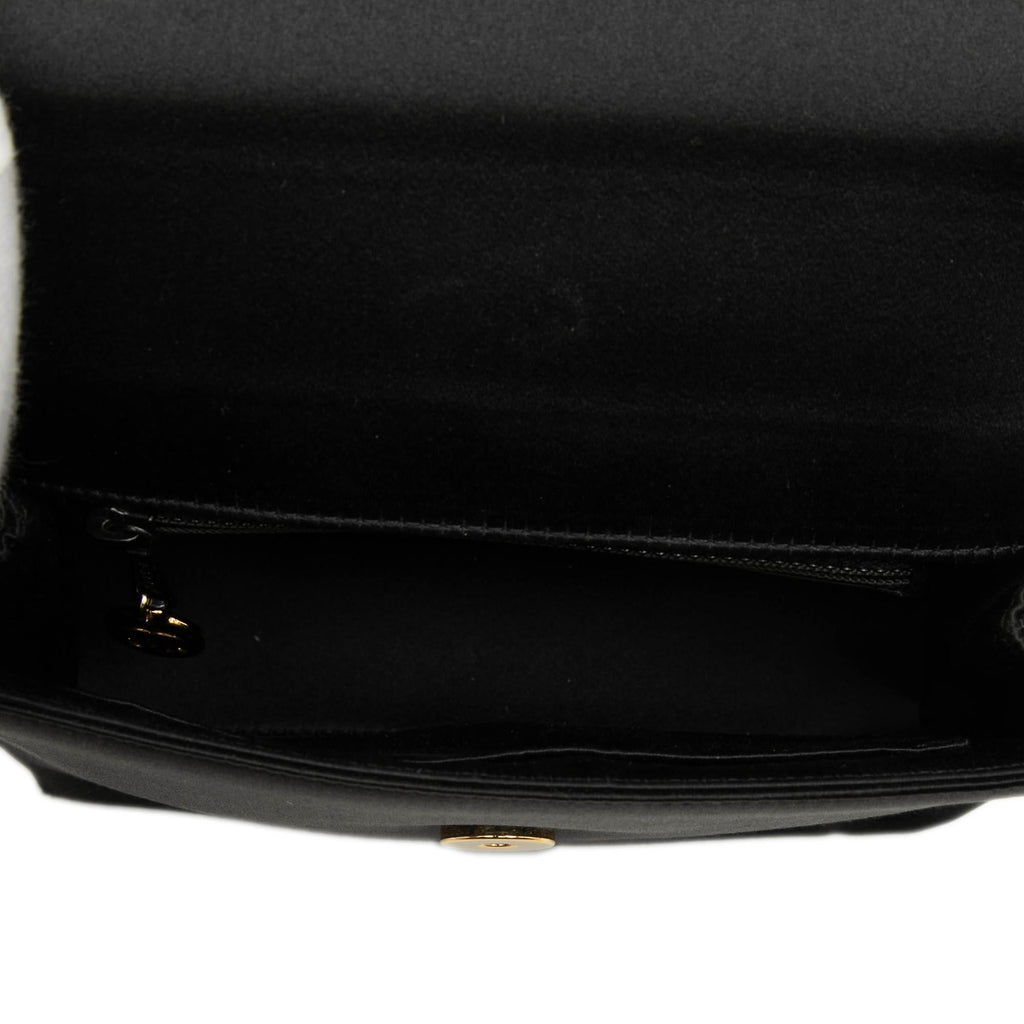 Chanel Mini Satin Beaded Flap Crossbody