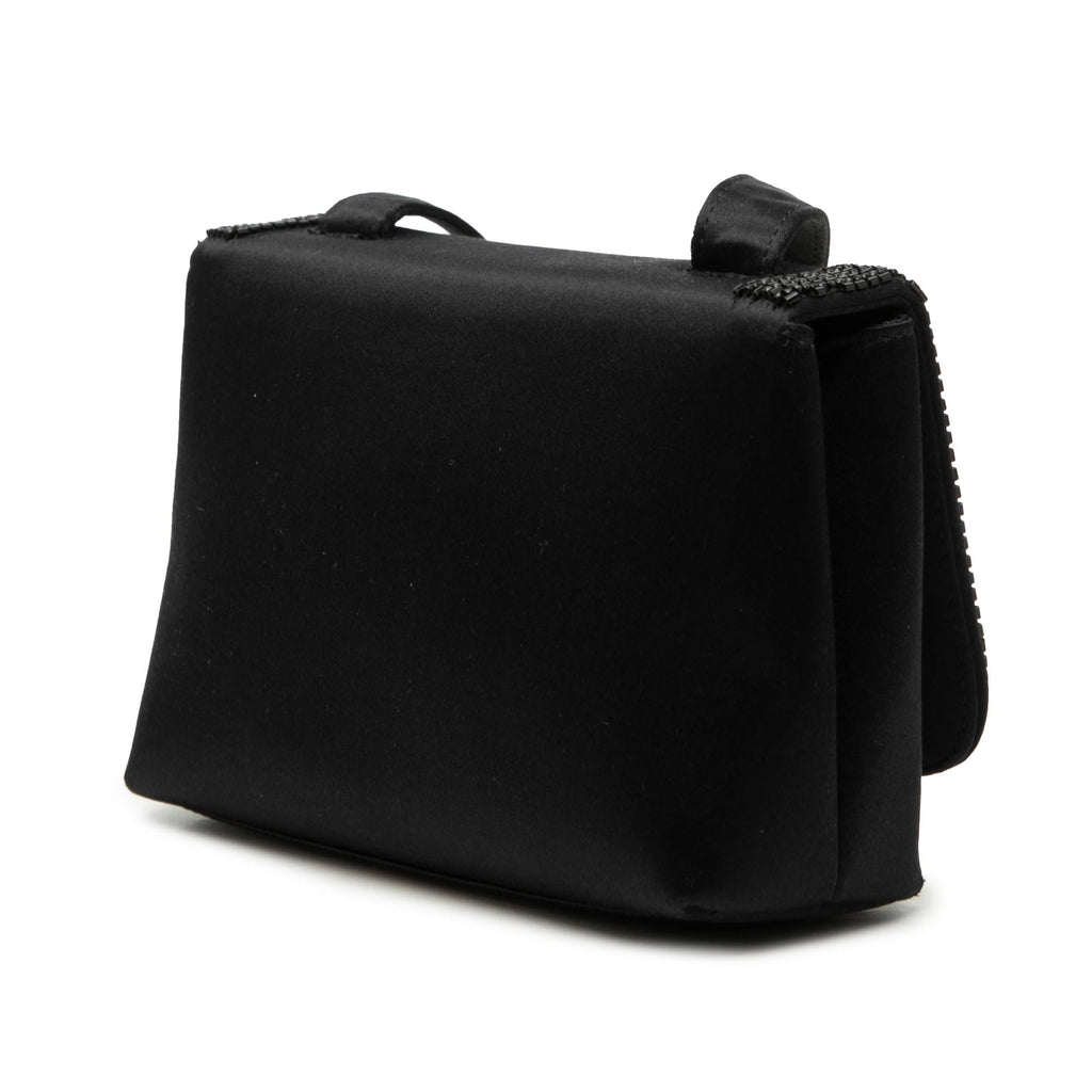 Chanel Mini Satin Beaded Flap Crossbody