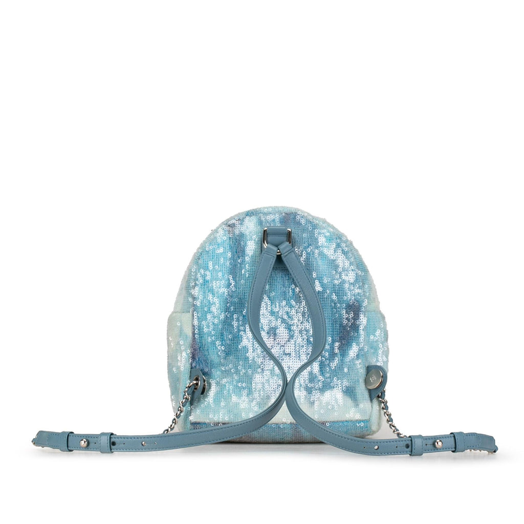 Chanel Mini Sequins and Lambskin Waterfall Backpack