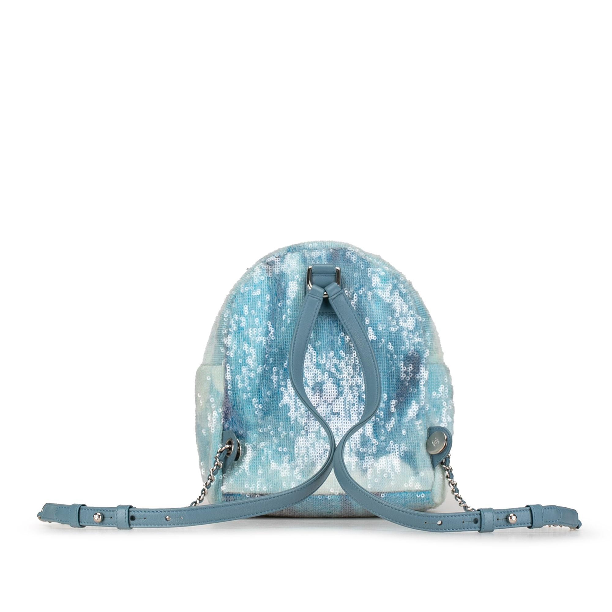 Chanel Mini Sequins and Lambskin Waterfall Backpack