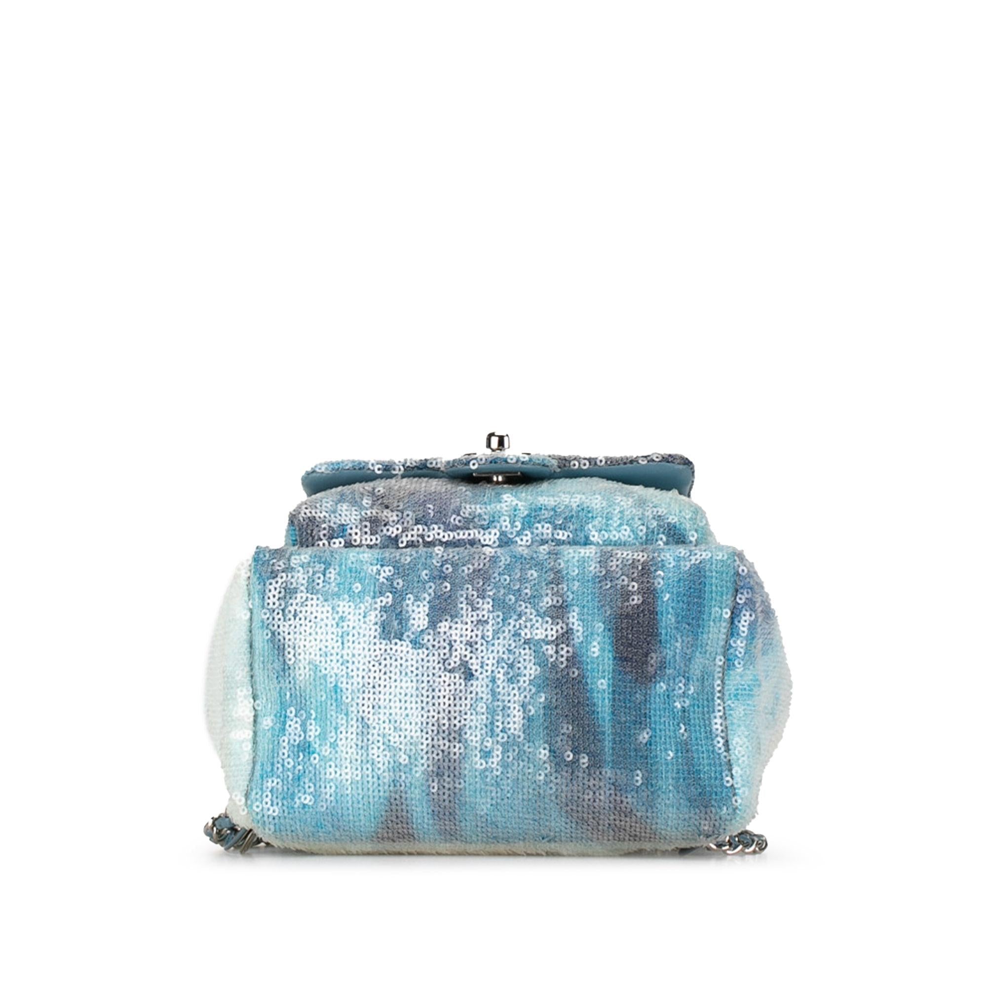 Chanel Mini Sequins and Lambskin Waterfall Backpack