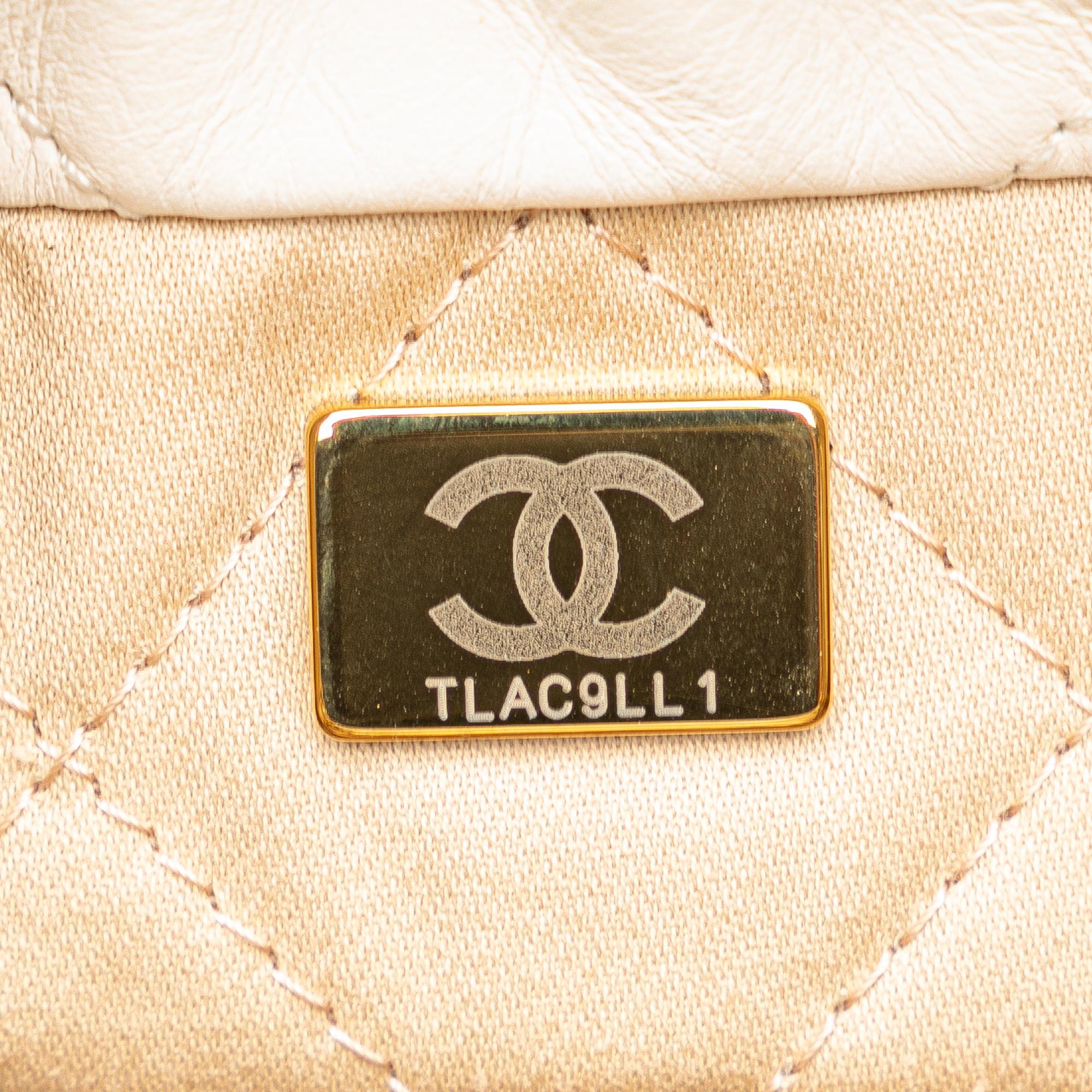 Chanel Mini Shiny Calfskin 22 Hobo