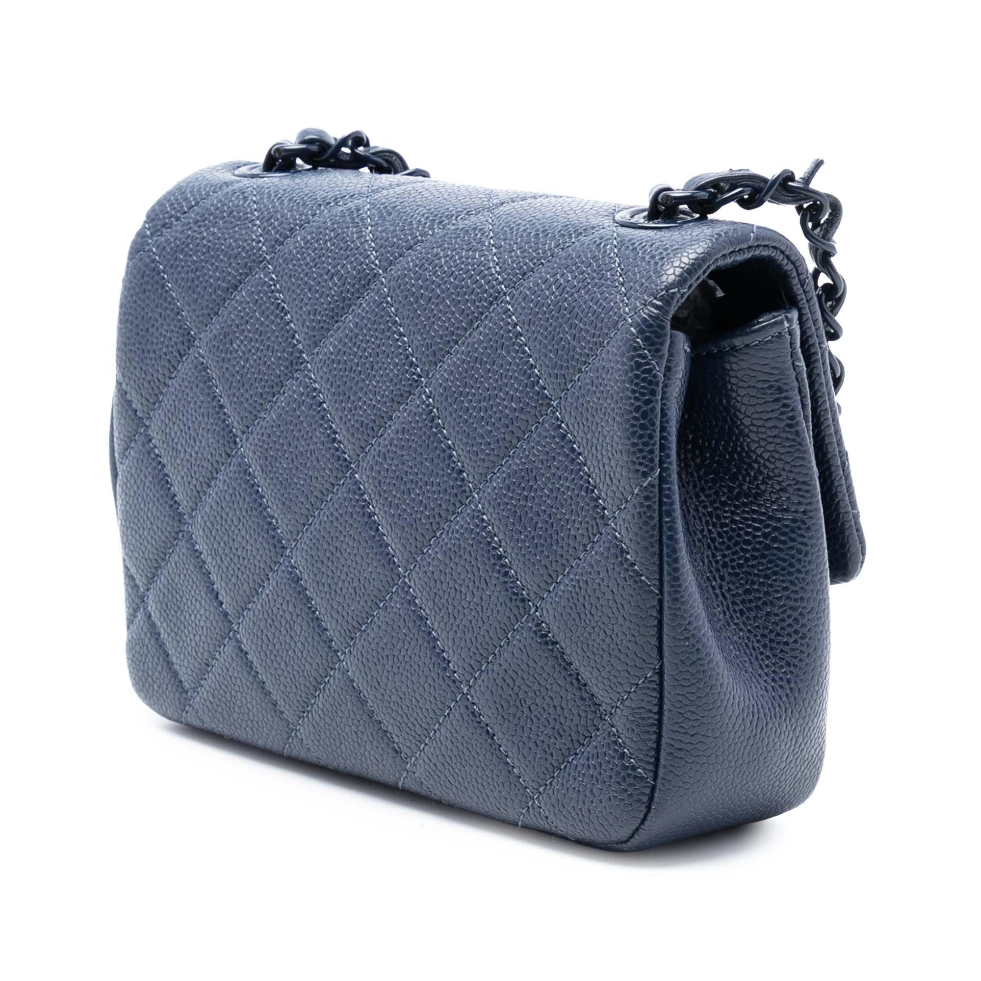 Chanel Mini Square Caviar Incognito Flap