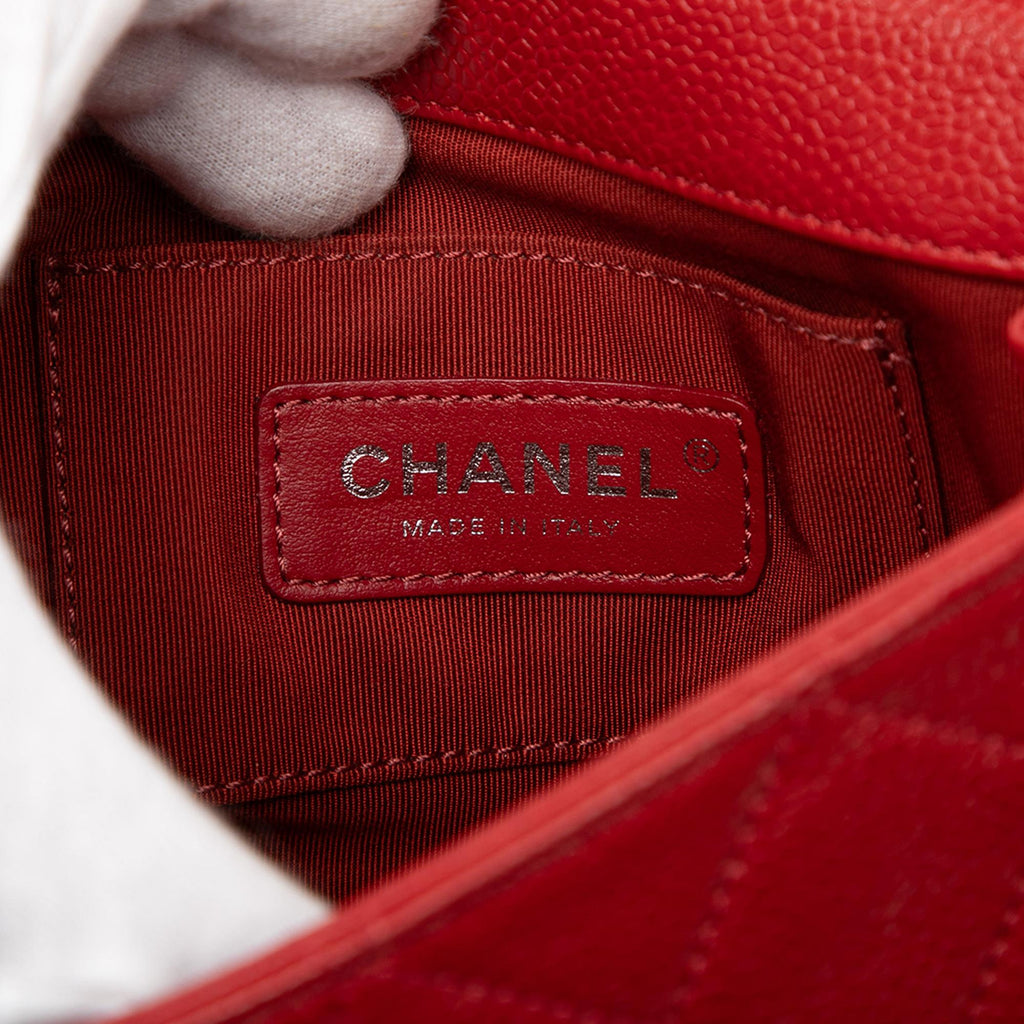 Chanel Mini Square Caviar Incognito Flap