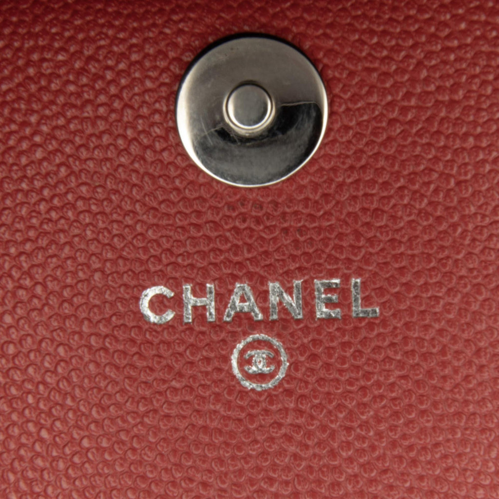 Chanel Mini Square Caviar Wallet on Chain (SHG-xhNJS8)