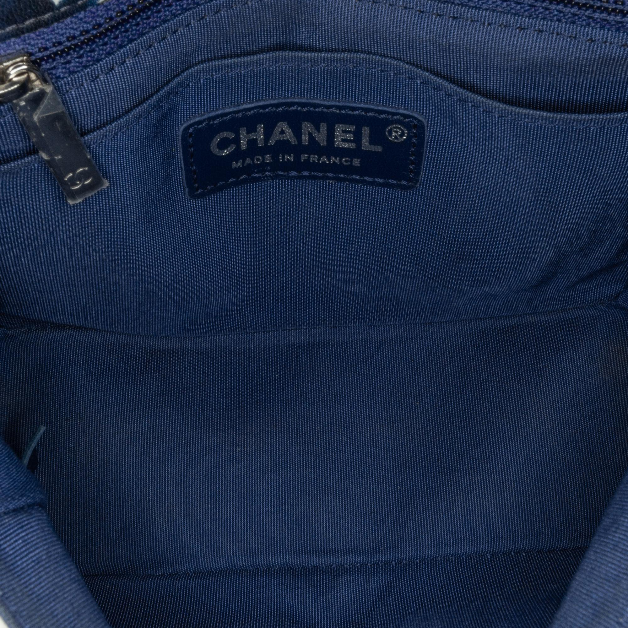 Chanel Mini Square Classic Airlines Printed Lambskin Single Flap